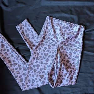 Emily Hsu Designs Pink and Gray Camouflage Leggings